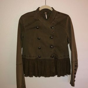 Free People Military Jacket